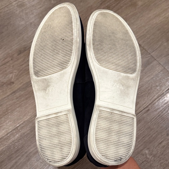 Zara Men's Black/dark blue Slip-On Loafers - Picture 9 of 13